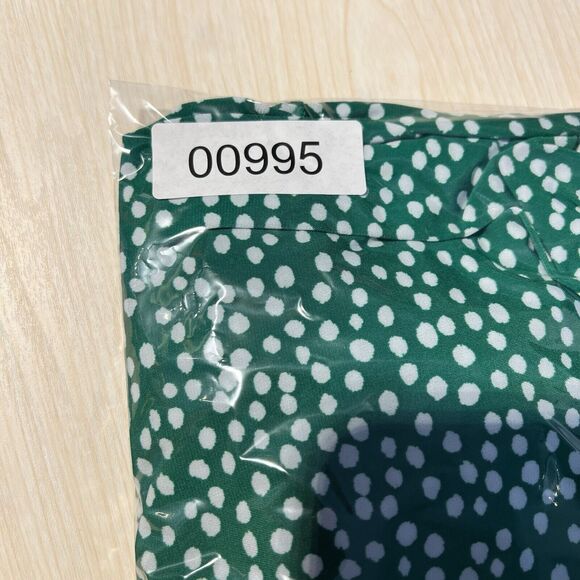 Enfocus Studio 14 Tiered Smocked Green Cottagecore Western Drop Waist Dress - Picture 11 of 11